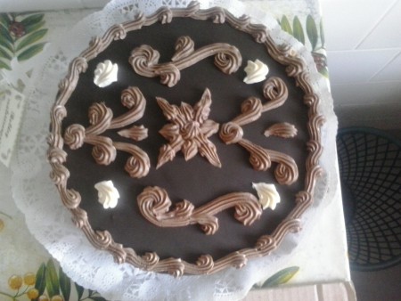 Főzőtt csokoládé torta